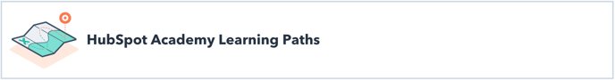 HubSpot Academy Learning Paths