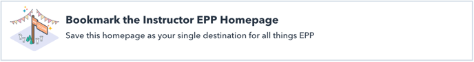 Bookmark the Instructor EPP Homepage